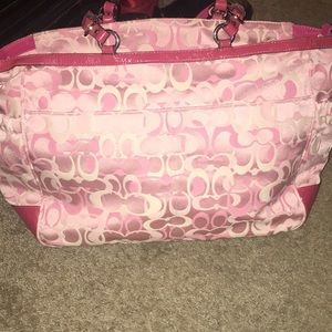 Coach diaper bag